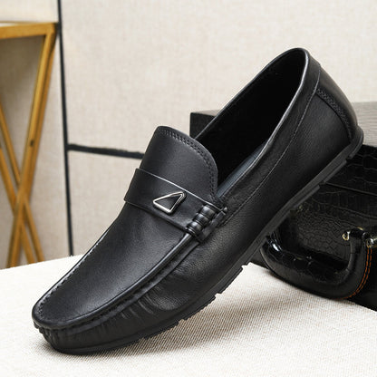 👞 50% RABATT! 🔥 Klassische Leder-Fahrschuhe für Herren – Rutschfeste Sohle, Bequeme Passform & Ideal Für Autofahren, Arbeit & Freizeit 🚗