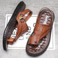 👞 50% RABATT! 🌿 Atmungsaktive Outdoor-Sandalen aus Weichem Leder in Übergrößen für Herren – Bequeme Passform, Rutschfeste Sohle & Ideal Für Lange Spaziergänge 🚶‍♂️