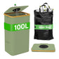 🗑️ 50% RABATT! ♻️ Faltbarer Recyclingbehälter mit Deckel für Küche & Zuhause – Platzsparend, Leicht Zu Reinigen & Perfekt Für Mülltrennung 🏠