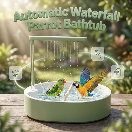 🐦 50% RABATT! 🚿 Elektrisches Vogelbad mit Regendusche & Sitzstange – Leise Pumpe, Zirkulierendes Wasser & Ideal Für Vogelbegeisterte Im Garten 🌿