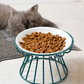 🐱 60% RABATT! 🥣 Erhöhter Keramik-Katzennapf mit Eisenständer – Schont Die Haltung, Rutschfest & Ideal Für Trocken- & Nassfutter 🐈