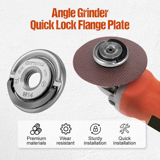 🛠️ 50% RABATT! ⚙️ Schnellspann-Flanschplatte für Winkelschleifer – Einfache Montage, Robuste Konstruktion & Ideal Für Professionelle & DIY-Arbeiten 🔧