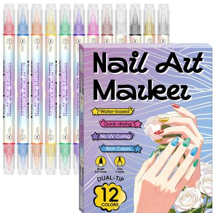 ✍️ 50% RABATT! 💅 Nageldesign-Pen mit 2-in-1 Spitze – Präzise Linien & Details – Ideal für zu Hause oder unterwegs – saubere, professionelle Nagelkunst ohne großen Aufwand ✨
