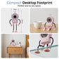 🌀 50% RABATT! 🎁 Flexibler Roboter-Tischventilator mit LED-Licht – 360° ausrichtbar & leise – Perfekt für Kinderzimmer, Schreibtisch oder Reisen – kühle Brise mit niedlichem Design 🤖
