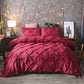 🛏️ 50% RABATT! ✨ 3-teiliges Pintuck-Bettbezug & Kissenbezüge Set – Weiche Baumwolle, Faltenfreies Design & Perfekt Für Ein Elegantes Schlafzimmer 🛌