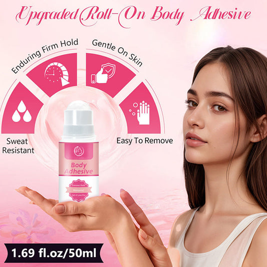 👗 50% RABATT! 💧 Hautkleber für Kleidung – Wasser- & Schweißfest, Unsichtbar & Stark Haftend, Ideal Für Ausschnitte, Neckholder & Brustprothesen ✨