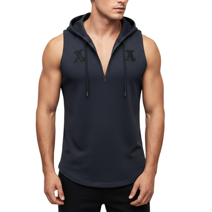 👕 50% RABATT! 🏋️‍♂️ Herren Ärmelloses Workout-Hoodie-Tank-Top – Mjukt Tyg, Kapuschong & Perfekt För Gym, Löpning Eller Chilliga Dagar Hemma 🏃