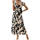 👗 60% RABATT! 🌺 Damen Freizeitkleid mit Print, V-Ausschnitt & Rüschen – Leichter Stoff & romantischer Stil – Perfekt für warme Tage, Strand oder einen feminine Look im Alltag ☀️✨