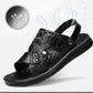 👞 50% RABATT! ☀️ Atmungsaktive Herren-Sandalen aus Rindsleder für den doppelten Gebrauch – Bequem, vielseitig & perfekt für Freizeit und Strand 🏖️