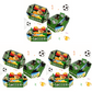 ⚽ 50% RABATT! 🍿 3-teiliges Snack-Set "Fußballstadion" – Ideale Portionsgröße, Perfekt Für Filmabende, Partys & Snacks Zwischen Durch 🏟️
