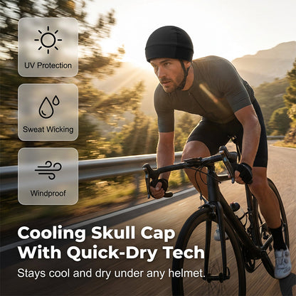 🧢 50% RABATT! 🏃 Atmungsaktive Sport-Skullcap für Radfahren & Laufen – Schweißableitend, Leicht & Ideal Für Helmtragen Bei Intensiven Outdoor-Aktivitäten 🚴‍♂️
