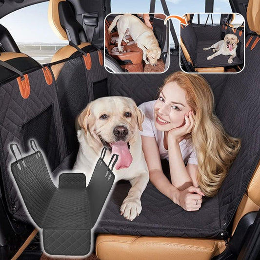 🐾 50% RABATT! 🚗 Autositzabdeckung mit Hartboden für Haustiere – Rutschfest, Wasserdicht & Perfekt Für Hunde Und Katzen Auf Reisen 🐶
