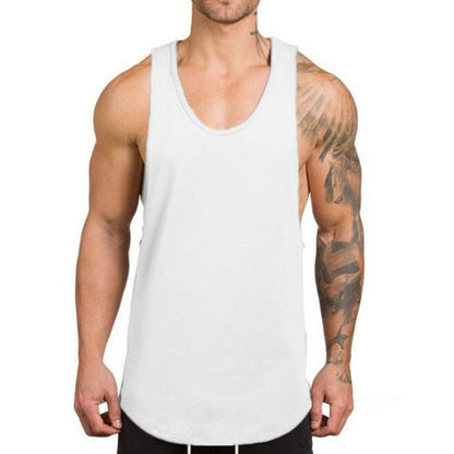👕 50% RABATT! 🔥 Herren Muscle Fitness Stringer Tanktop – Tiefer V-Ausschnitt, Baumwollmischung & Dehnbar Für Maximale Bewegungsfreiheit Im Gym 💪