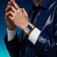 ⌚ 50% RABATT! 💼 Herren-Quarzarmbanduhr – Quadratisches Design, Edelstahl & wasserdicht – Modern & vielseitig für Alltag & Business ✨