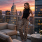 👚 50% RABATT! ✨ Damen Set – Ärmelloses Top & Gemusterte Extrawette Hose – Luftig, Elegant & Perfekt Für Sommer, Büro & Urlaub 🌸