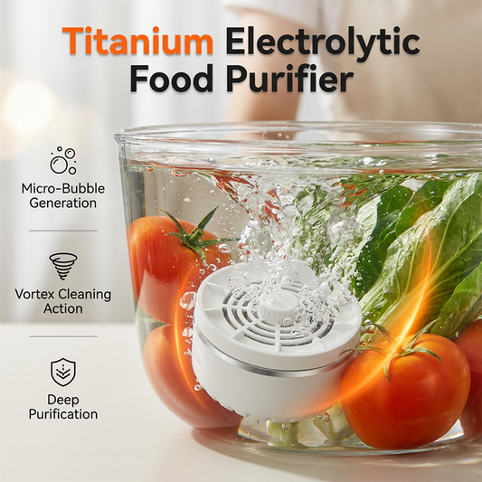 🍎 50% RABATT! ⚡ Elektrolyse-Lebensmittelreiniger mit Titanplatten – Entfernt Pestizide & Bakterien Von Obst, Gemüse & Fleisch Für Eine Sauberere Küche 🥦