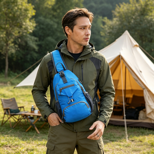 🎒 50% RABATT! 🔥 Herren Outdoor-Umhängetasche – Leichtes Nylon, RFID-Blockierung & Ideal Für Wandern, Reisen & Tägliche Besorgungen 🧳
