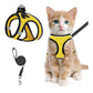 🐾 50% RABATT! 🦺 Reflektierendes Mesh-Geschirr mit Leine für Katzen & Kleine Hunde – Leicht, Verstellbar & Ideal Für Nächtliche Spaziergänge, Sicherheit Im Dunkeln 🌙