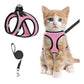 🐾 50% RABATT! 🦺 Reflektierendes Mesh-Geschirr mit Leine für Katzen & Kleine Hunde – Leicht, Verstellbar & Ideal Für Nächtliche Spaziergänge, Sicherheit Im Dunkeln 🌙