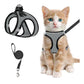 🐾 50% RABATT! 🦺 Reflektierendes Mesh-Geschirr mit Leine für Katzen & Kleine Hunde – Leicht, Verstellbar & Ideal Für Nächtliche Spaziergänge, Sicherheit Im Dunkeln 🌙