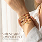 🧿 50% RABATT! 💕 Armband im Bohème-Stil mit Anhängern – Böser Blick & Elefant – Schützend, boho-chic & perfekt als Geschenk ✨