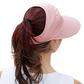🧢 50% RABATT! ☀️ Faltbarer Sonnenhut mit breiter Krempe & Pferdeschwanz-Öffnung – UV-Schutz, leicht zu verstauen & perfekt für Reisen und Strand 🏖️