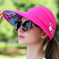 🧢 50% RABATT! ☀️ Faltbarer Sonnenhut mit breiter Krempe & Pferdeschwanz-Öffnung – UV-Schutz, leicht zu verstauen & perfekt für Reisen und Strand 🏖️