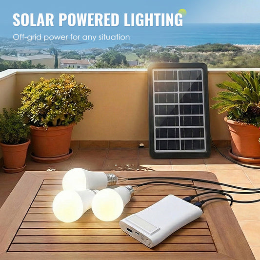 💡 50% RABATT! ☀️ Solares Beleuchtungssystem – 3 Helligkeiten, 3 LEDs & 2,8 m Kabel ✨