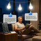 💡 50% RABATT! ☀️ Solares Beleuchtungssystem – 3 Helligkeiten, 3 LEDs & 2,8 m Kabel ✨
