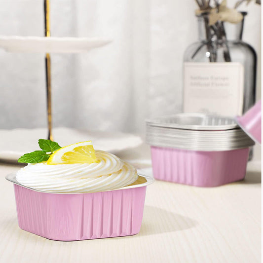 🧁 50% RABATT! 🔥 10er-Pack Einweg-Aluminiumfolie-Backförmchen mit Deckeln – Hitzebeständig, auslaufsicher & perfekt für Backen, Meal Prep & Aufbewahrung 🍰