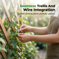 🌿 KAUFE 2, ERHALTE 1 GRATIS! 🌞 100-teilige Schnellklett-Pflanzenclips – Unsichtbare Pflanzenstütze für Tomaten & Gurken – Belüftet & UV-beständig – einfach anzubringen und wiederverwendbar für starke, gesunde Pflanzen 🍅✨