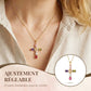 🌈 KAUFE 2, ERHALTE 1 GRATIS! ⛓️ Halskette mit Regenbogenkreuz-Anhänger – Farbenfroh, leicht & langlebig – Perfektes Accessoire für jeden Tag & als Geschenk ✨