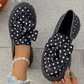 👞 50% RABATT! ⏰ Damen-Loafers mit Tupfenmuster, Schleife & Plateausohle – Bequem, verspielt & perfekt für Frühling und Sommer – ideal für Büro, Freizeit oder besondere Anlässe 🌸