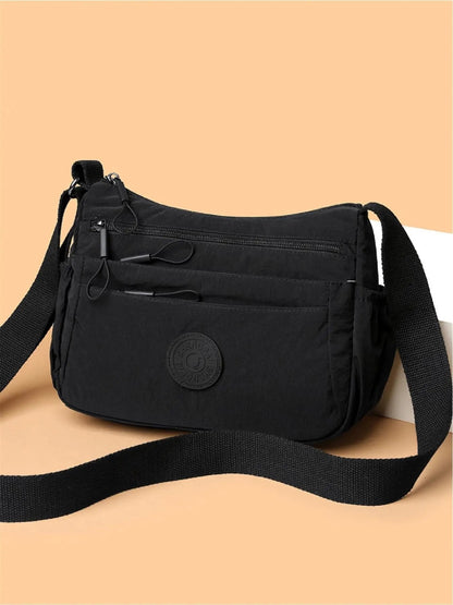 👛 50% RABATT! 💐 Einfarbige Umhängetasche für Damen – Viele Fächer & Reißverschluss – Sicher & praktisch – perfekt für Alltag, Reisen oder Shopping 🔐✨👜