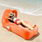 🪑 50% RABATT! ☀️ Aufblasbarer Strandliege-Luftsessel mit Sonnenschutz – Leicht, kompakt & perfekt für Strand, Pool oder Camping 🌊