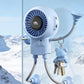 🤖 50% RABATT! 🔥 Multifunktionaler Roboter-Ventilator mit Saugnäpfen – Leise, flexibel & perfekt für Küche, Couchtisch oder Reisen – für stabile Kühlung überall 💨