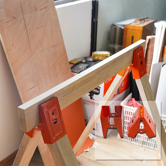 🛠️ 50% RABATT! 🔥 Profi-Sägebock-Beschlag mit Spannhebel – Stabile Werkbank für Holz & Bau – Schnell aufgebaut, extrem belastbar & perfekt für Werkstatt oder Baustelle 🪵