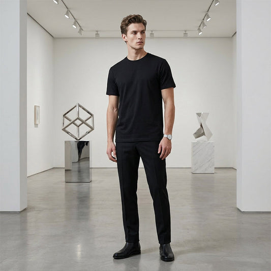 👍 KAUFE 1, ERHALTE 1 GRATIS! 🎁 Klassisches T-Shirt mit Rundhalsausschnitt für Herren – 2026 Neuheit – Bequem, vielseitig & perfekt für den täglichen Gebrauch – zeitloses Basic 👕