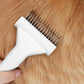 🐕 50% RABATT! 🐈 Entfilzungskamm für Hunde & Katzen – Rutschfester Griff, beidseitig nutzbar & sanft zu Haut – entfernt Knoten & loses Unterfell schonend ✨