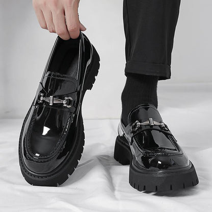 👞 50% RABATT! 🔥 Herren Chunky Platform PU-Lederschuhe – Strapazierfähig, modisch & bequem – perfekt für Streetwear und den täglichen Gebrauch ✨