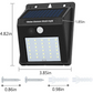 💡 50% RABATT! ☀️ Solar-Wandleuchte mit Bewegungsmelder – Wasserdicht & 3 Lichtmodi – Automatisches Ein-/Ausschalten, perfekt für Garten, Eingang oder Garage – ohne Stromanschluss installierbar 🌙