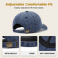 🧢 50% RABATT! ⏰ Stilvolle gewaschene Denim-Baseballkappe – Lässiger Used-Look, verstellbar & perfekt für Streetwear, Outdoor oder den Alltag 🔥