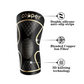 🦵 50% RABATT! 💪 Kupfer-Kompressionskniebandage – Abgestufte Stützung, atmungsaktiv & langlebig – Ideal für Sport, Gelenkschutz & Alltag 🏃‍♂️