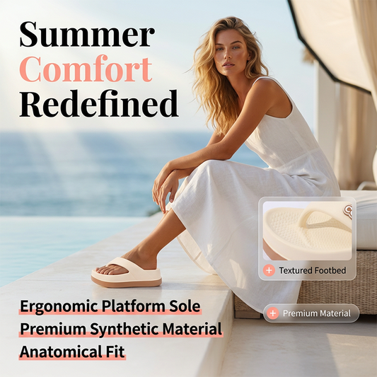 ☁️ 50% RABATT! 🔥 Wolkenweiche Plateau Flip-Flops für Damen – 2026 Neuheit Bestseller – Bequem, federnd & perfekt für Strand, Pool oder den täglichen Sommerlook 🏖️