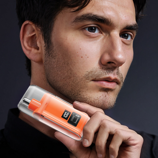 🔋 50% RABATT! ✨ Wiederaufladbarer Nasen- & Ohrenhaarschneider – Kompakt, leise & perfekt für die schnelle Pflege unterwegs – Ganzkörper waschbar & ideal für Herren 🧔‍♂️
