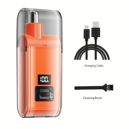 🔋 50% RABATT! ✨ Wiederaufladbarer Nasen- & Ohrenhaarschneider – Kompakt, leise & perfekt für die schnelle Pflege unterwegs – Ganzkörper waschbar & ideal für Herren 🧔‍♂️