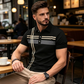 👕 50% RABATT! 🌞 Golf-Kurzarmhemd mit Streifen – lässig & funktional – Atmungsaktiv, leicht & perfekt für Golf, Büro oder heiße Sommertage ⛳