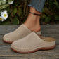 👡 50% RABATT! 🌸 Damen perforierte Slip-On Plateau-Pantoletten – Leicht, belüftet & perfekt für warme Tage – ideal für Zuhause, Strand oder schnelle City-Spaziergänge 🏖️
