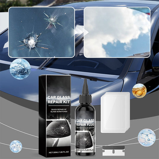 💫 KAUFE 2, ERHALTE 1 GRATIS! 🚗 Schnell wirkendes Auto-Windschutzscheiben-Reparaturset – Unsichtbare Reparatur, wetterfest & einfach anzuwenden – Ideal für Steinschläge & Risse 🛠️