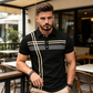 👕 50% RABATT! 🌞 Golf-Kurzarmhemd mit Streifen – lässig & funktional – Atmungsaktiv, leicht & perfekt für Golf, Büro oder heiße Sommertage ⛳